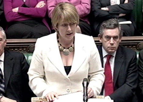 Revealing: Jacqui Smith in the Commons (Source: dailymail.co.uk)